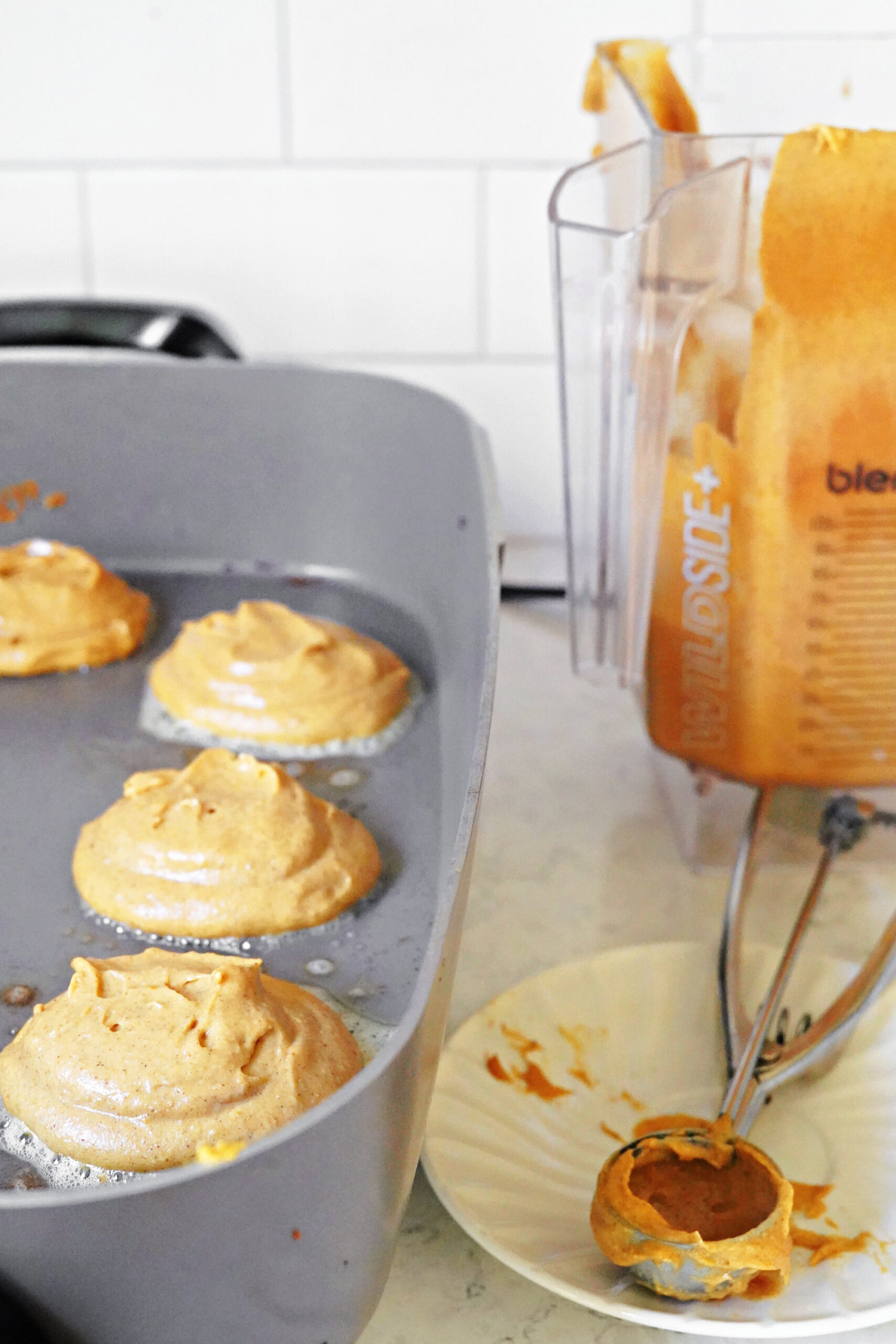 Super Fluffy Blender Batter Pumpkin Pancakes