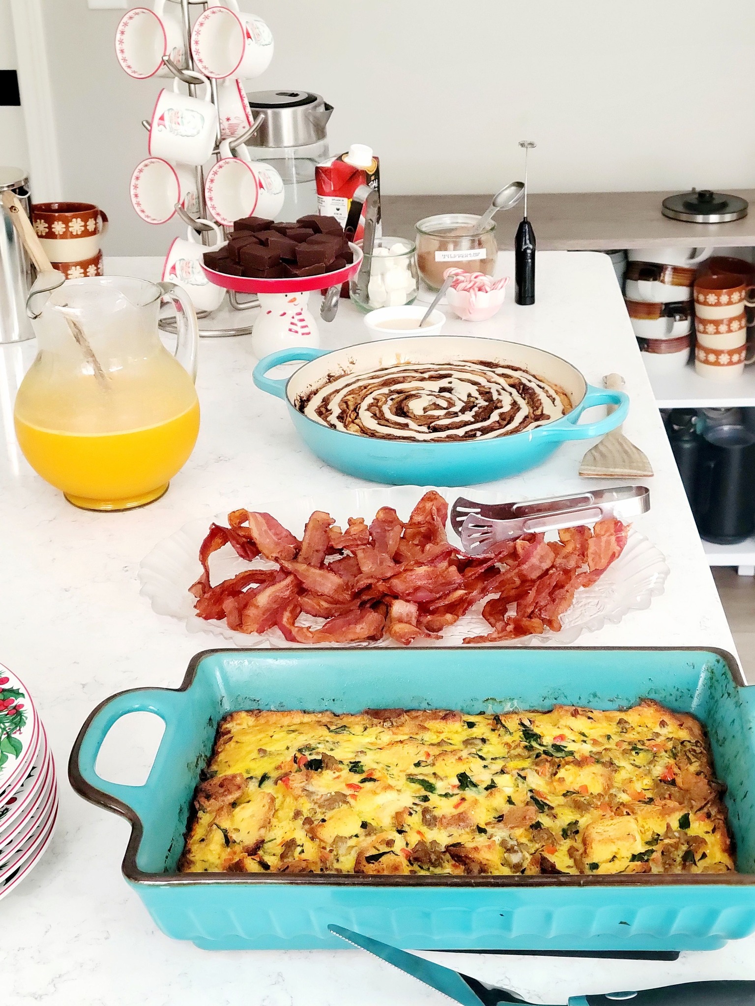 A Cozy Christmas Morning Breakfast