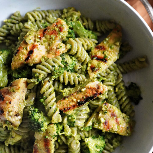 How to Make Pesto Pasta with Dried Basil!