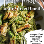How to Make Pesto Pasta with Dried Basil!