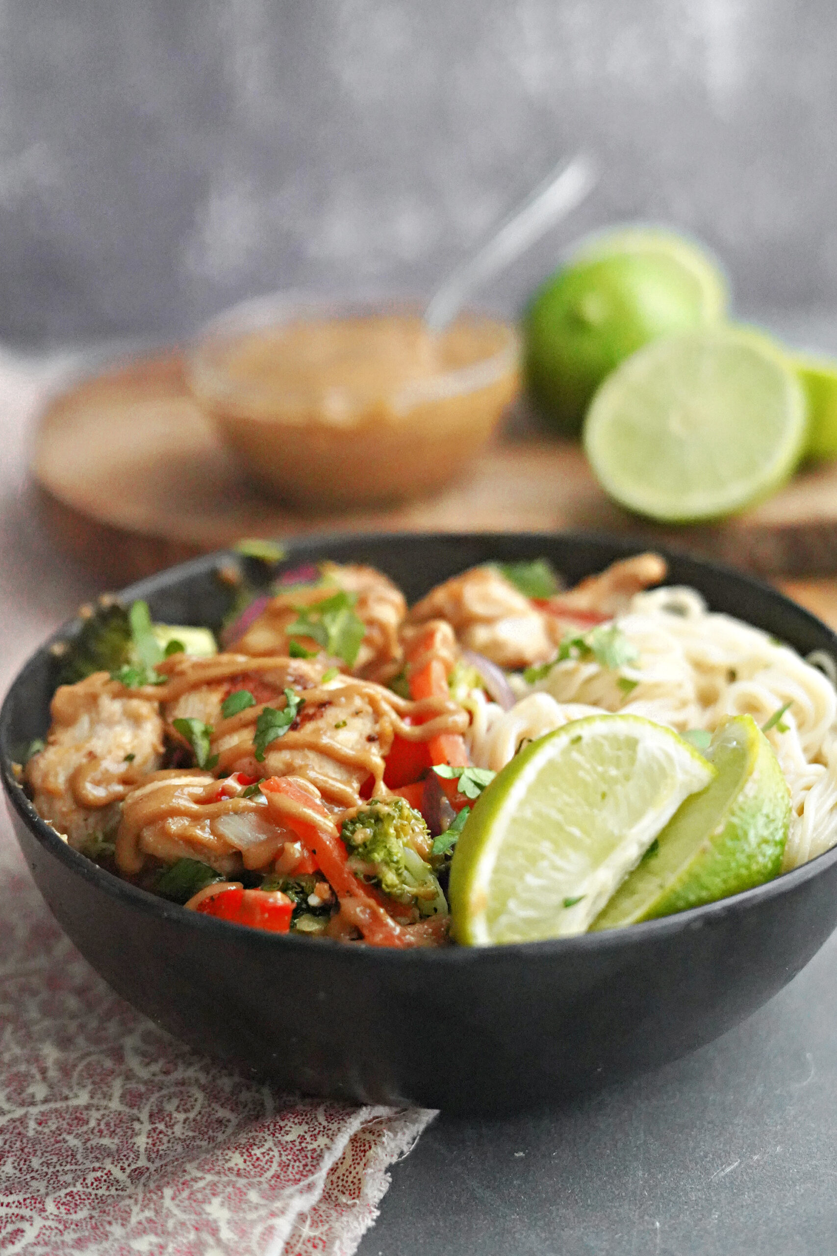 Quick & Easy Sheet Pan Thai Peanut Chicken Dinner