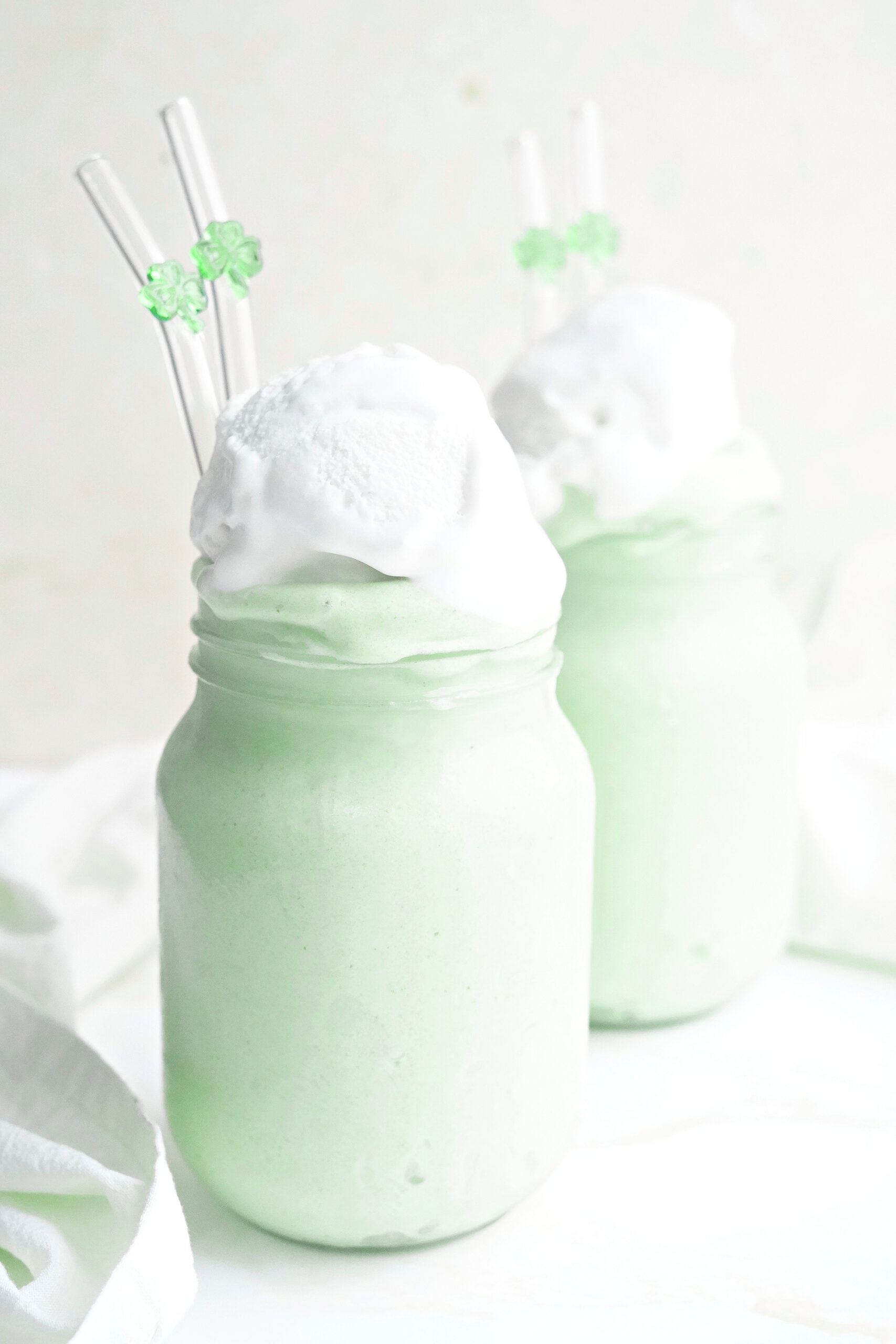 Copycat Shamrock Shake {Using Real Food Ingredients!}