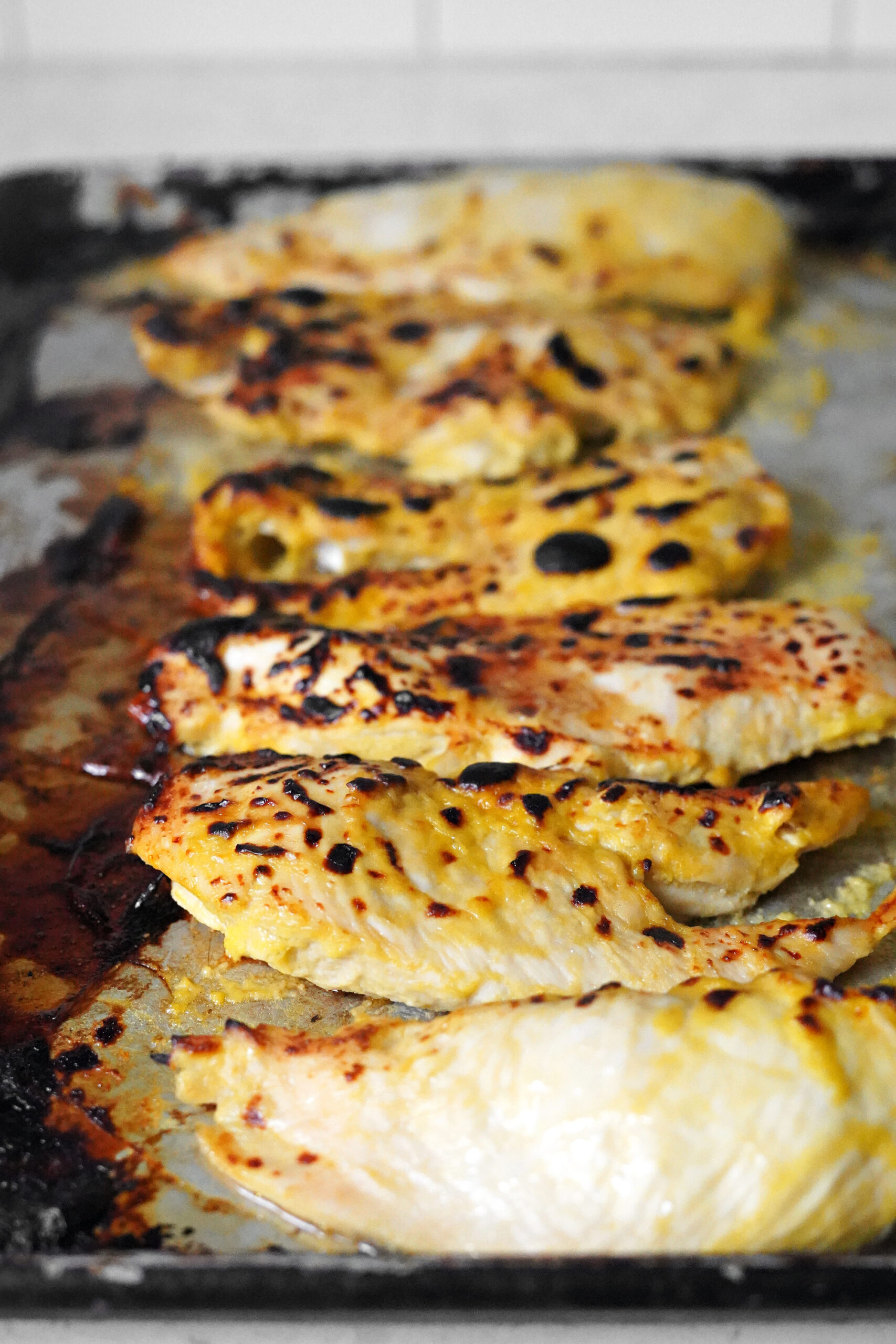 30 Minute Sheet Pan Mango Chicken