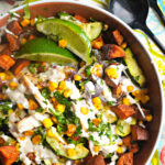 Sheet Pan Mexican Street Corn Chicken Dinner Bowls