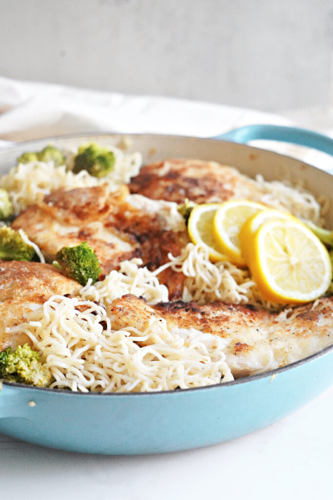 30 Minute Chicken & Lemon Pasta Dinner