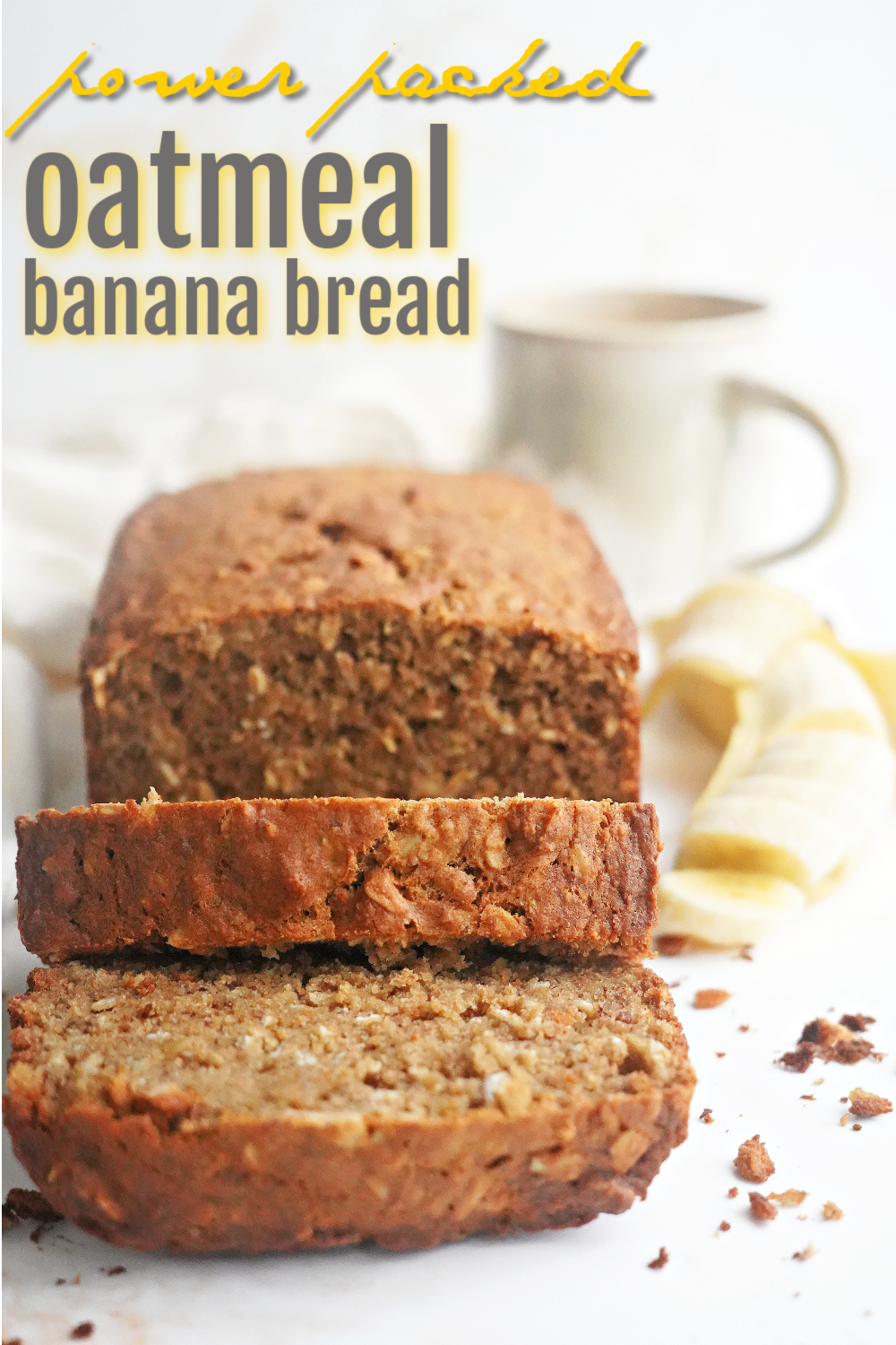 Power Packed Oatmeal Banana Bread