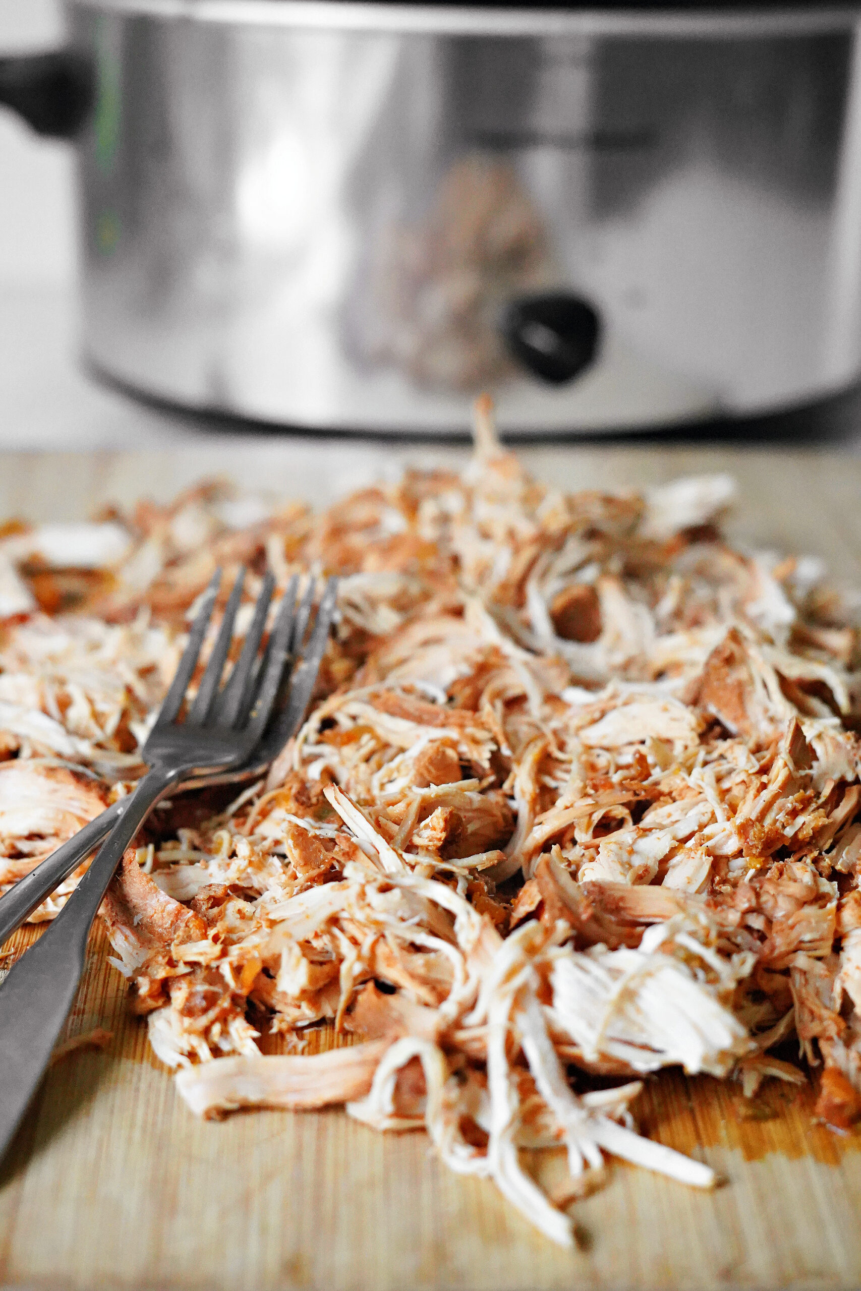 Fiber & Protein Packed Slow Cooker Chicken Tacos