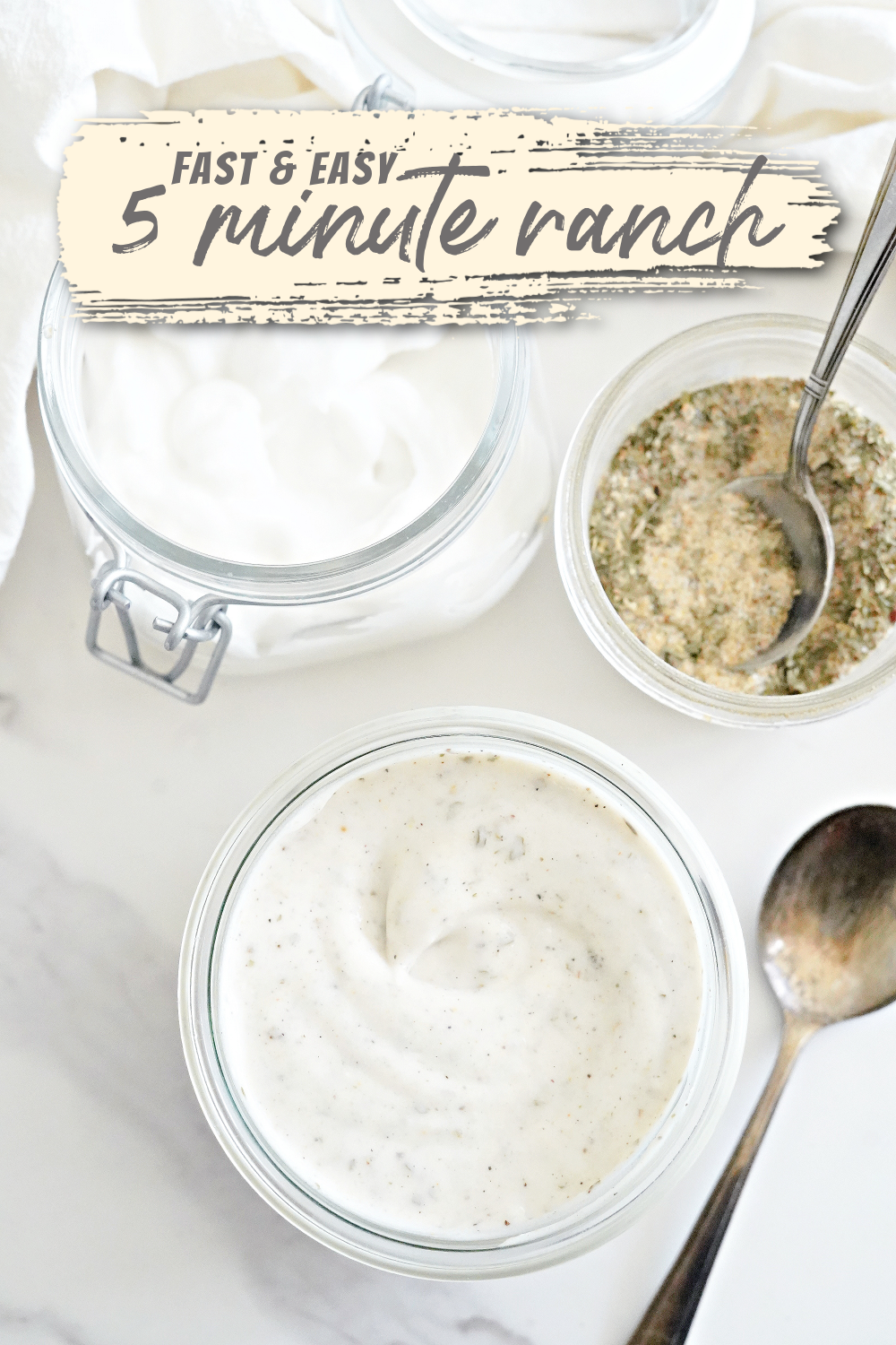5 Minute Ranch Dressing and Dip