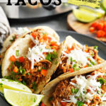 Fiber & Protein Packed Slow Cooker Chicken Tacos