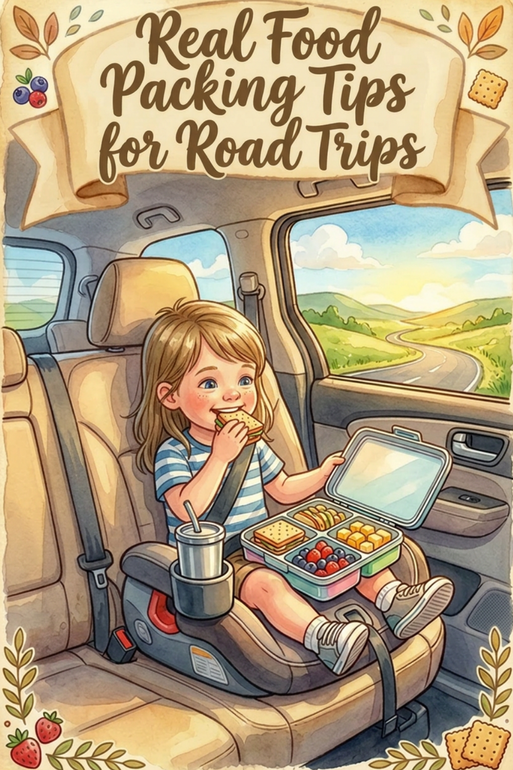 Real Food Packing Tips for Road Trips