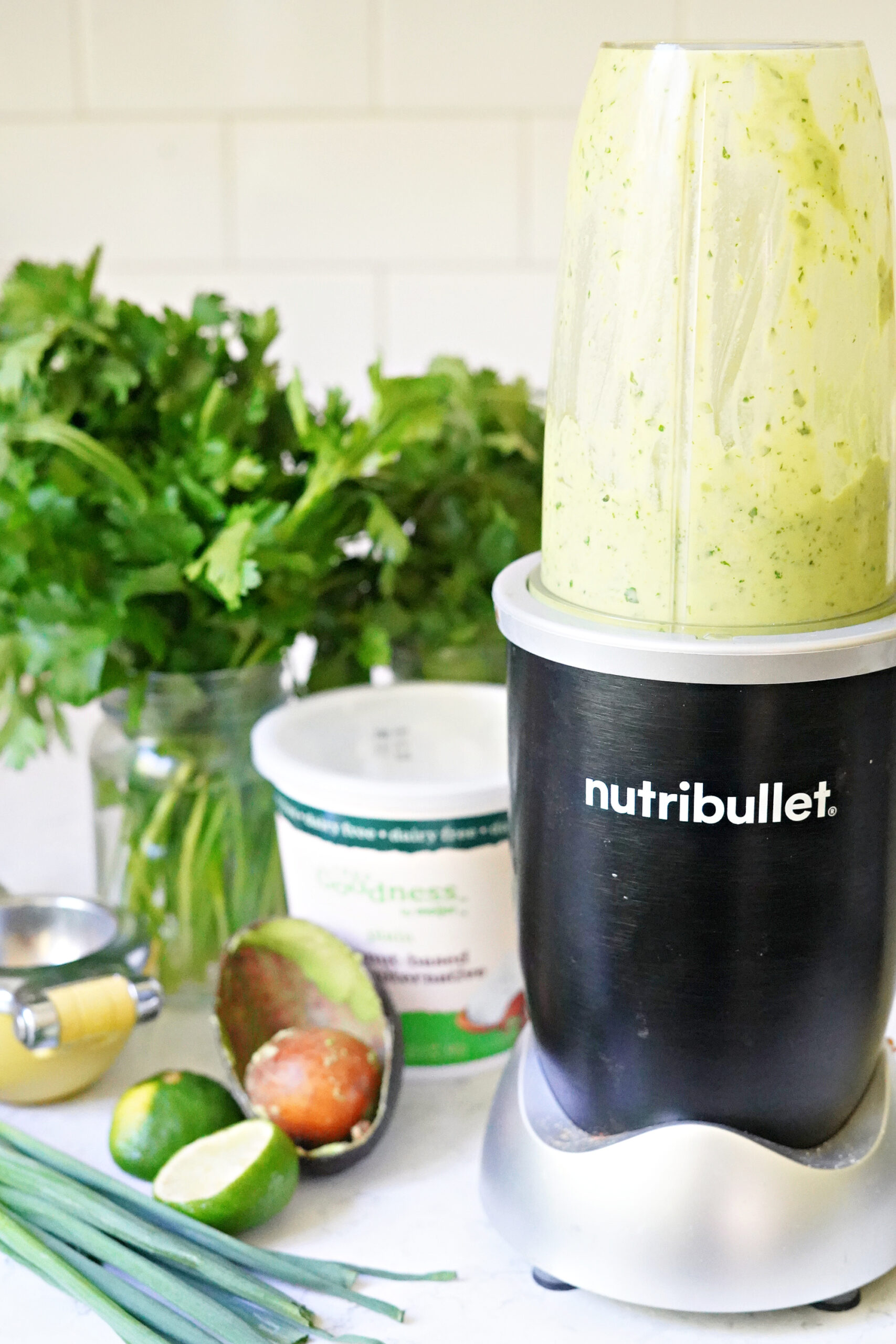 5 Minute Kid Friendly Green Goddess Dressing & Dinner Bowl Sauce