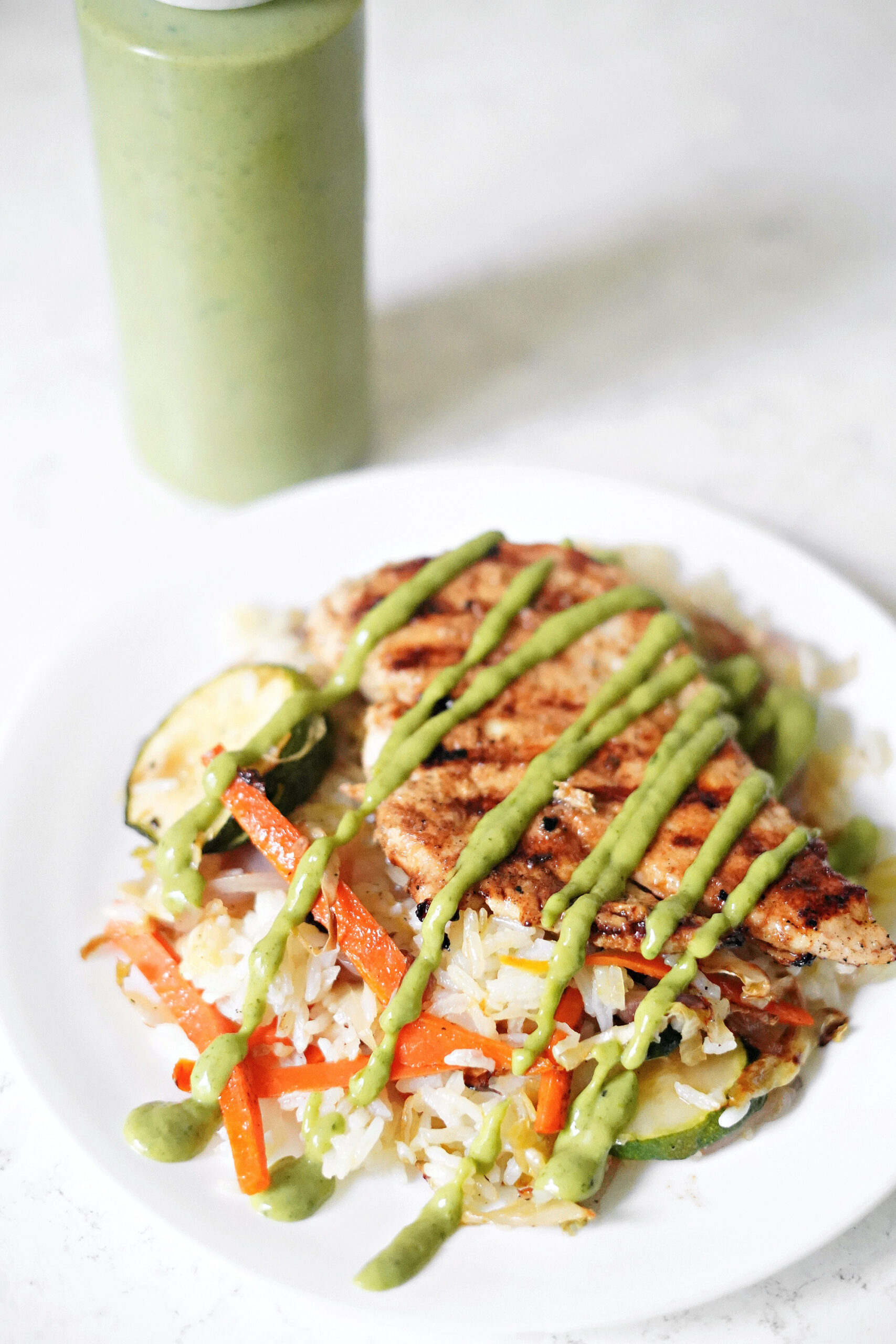 5 Minute Kid Friendly Green Goddess Dressing & Dinner Bowl Sauce