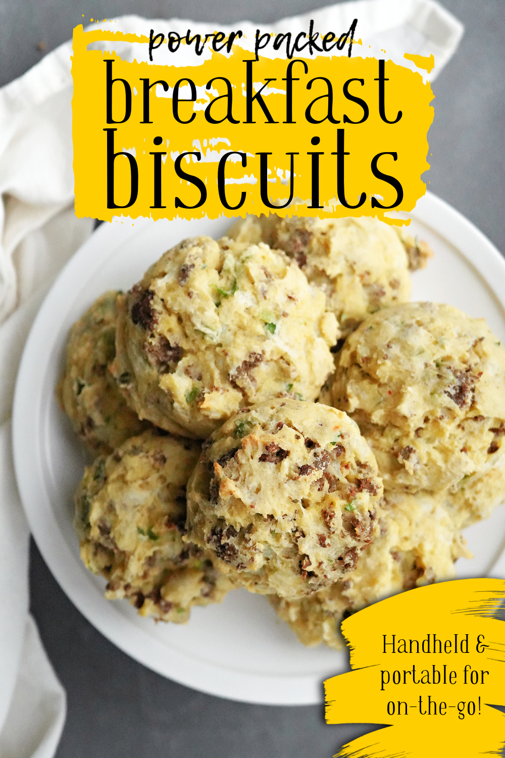Power Packed Portable Breakfast Biscuits