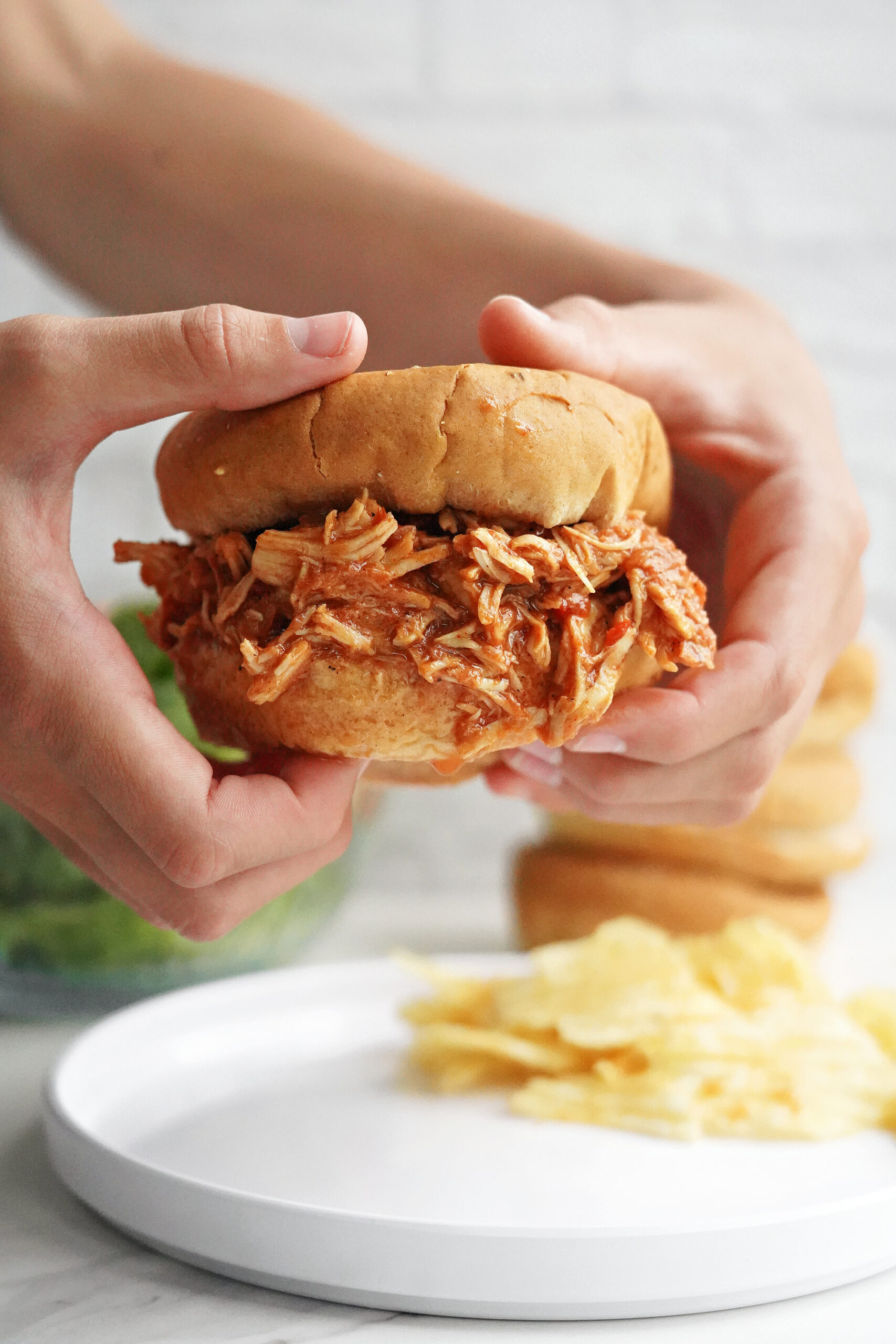 Slow Cooker Chicken Sloppy Joes