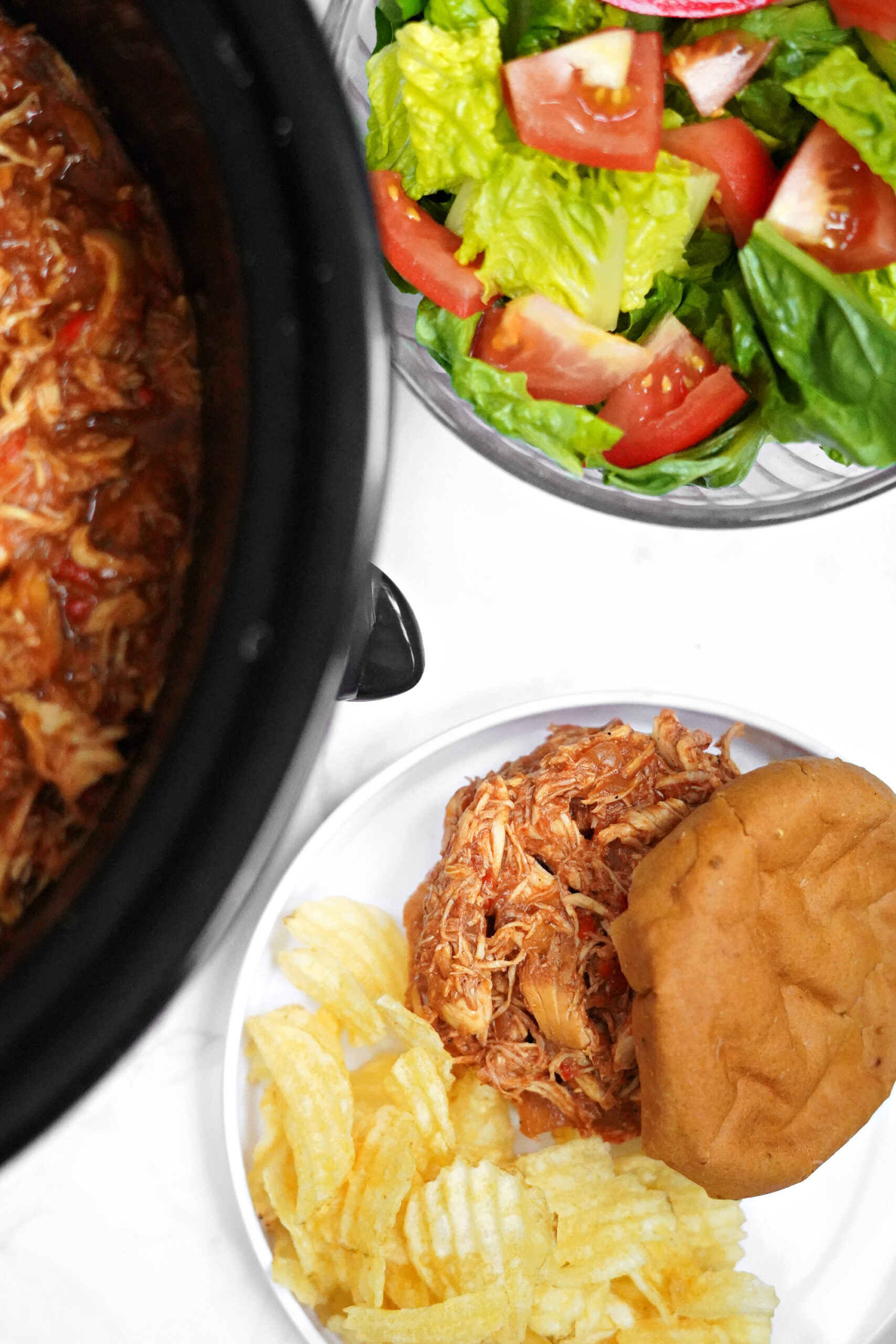 Slow Cooker Chicken Sloppy Joes