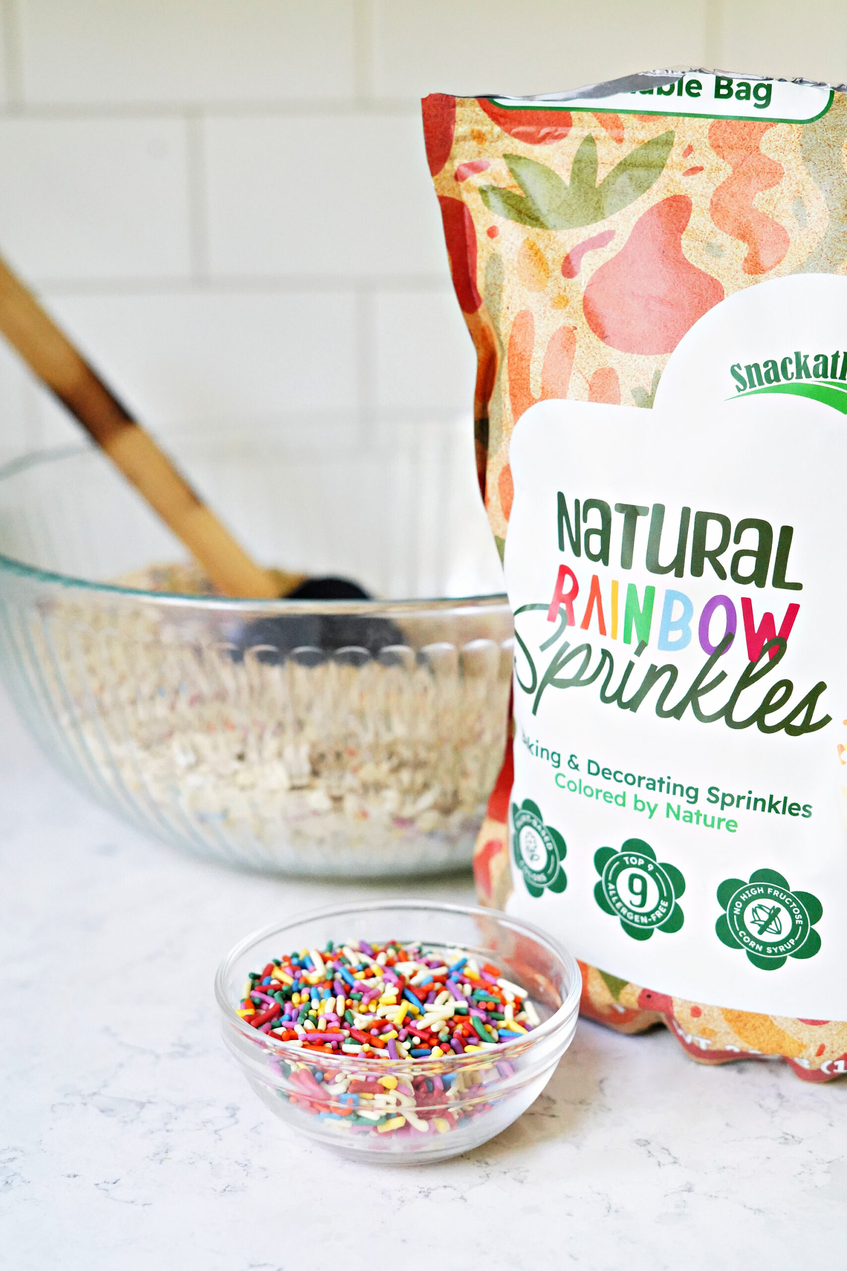 Real Food Cake Batter Granola Bars!