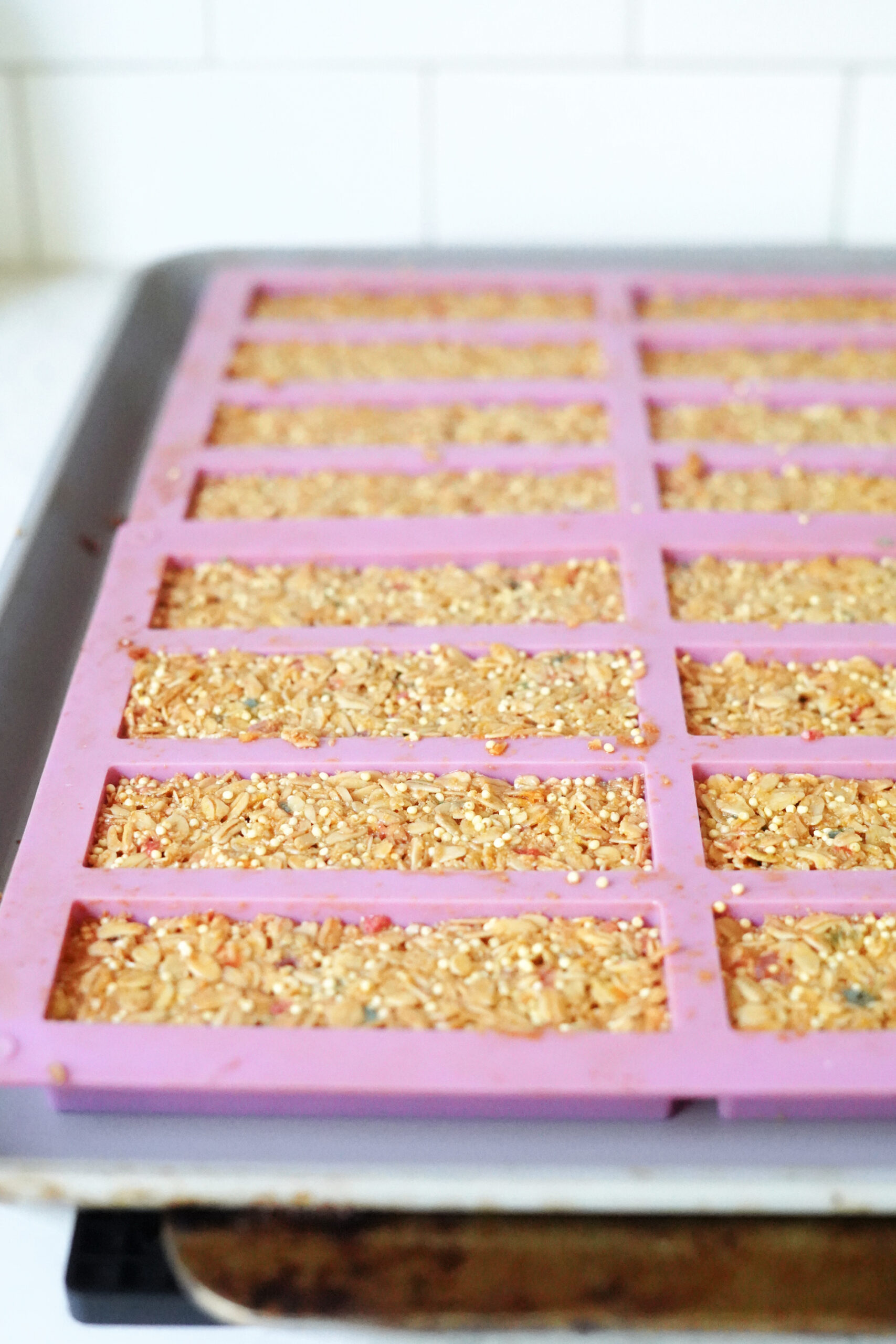 Real Food Cake Batter Granola Bars!