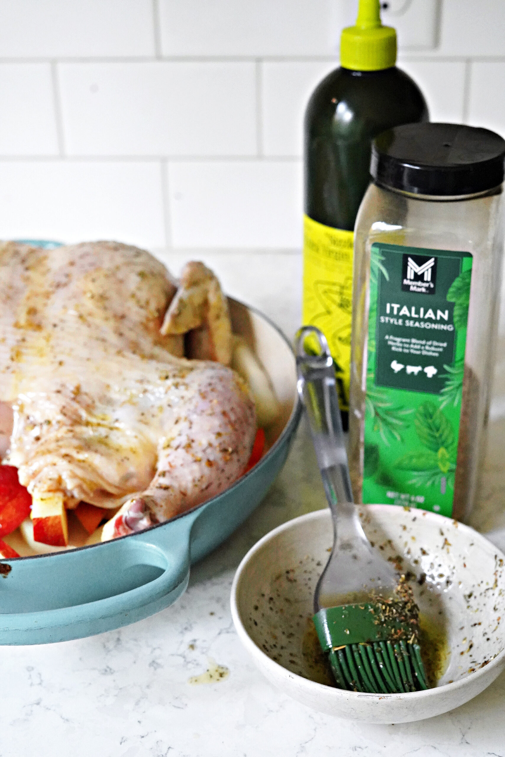 Fast & Cozy Apple Roasted Chicken